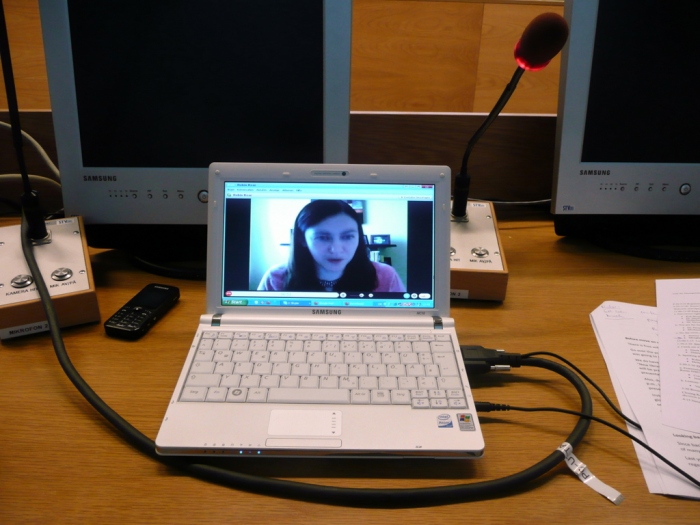 presentation via Skype